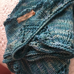 Completed - Tanis Triangular Shawl
