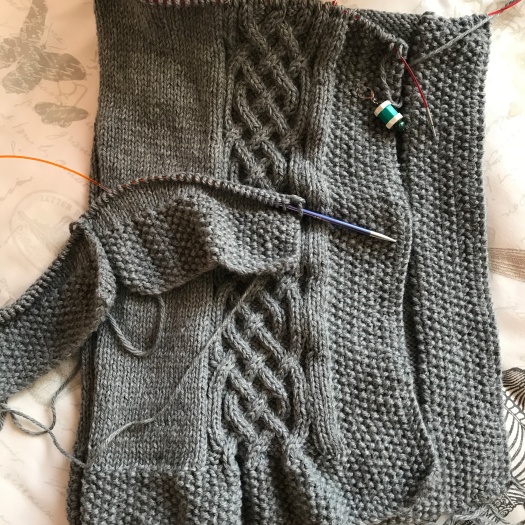 Grey Sweater Progress