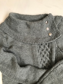 Grey Lambswool Sweater