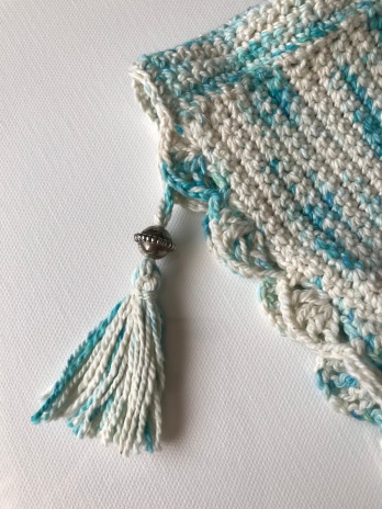 Crochet bag in blue